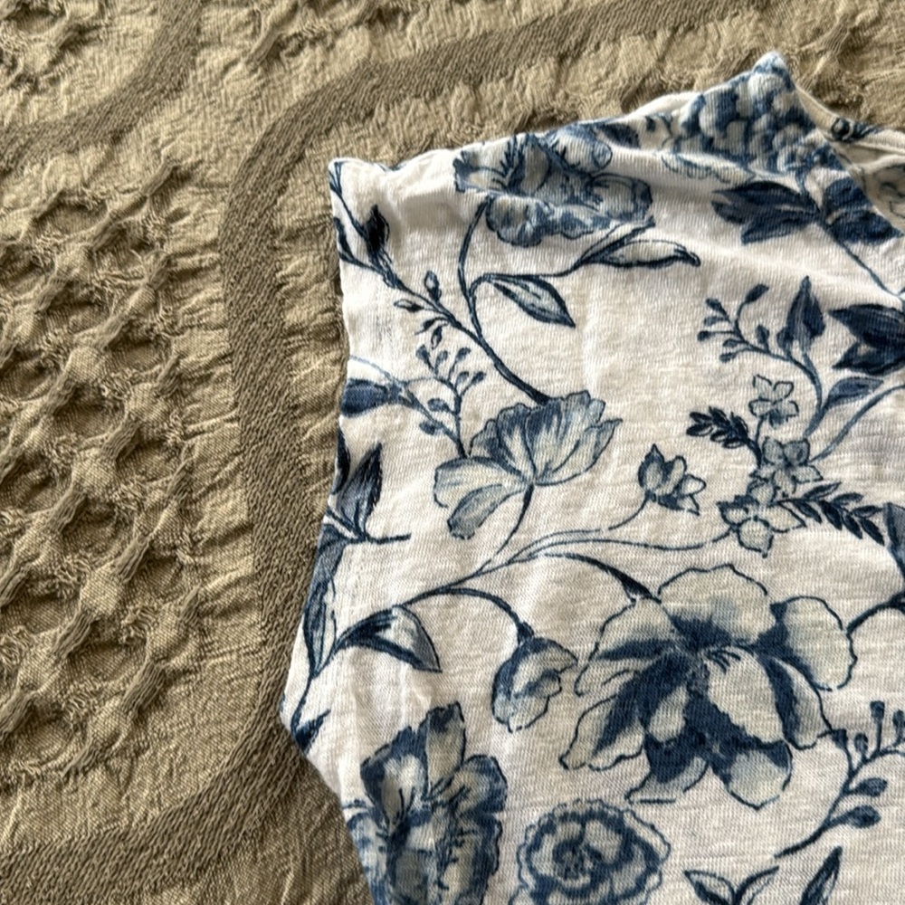 Cynthia Rowley Linen T-Shirt - Picture 4 of 4